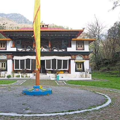 Lachung Monastery above Lachung village in North Sikkim
